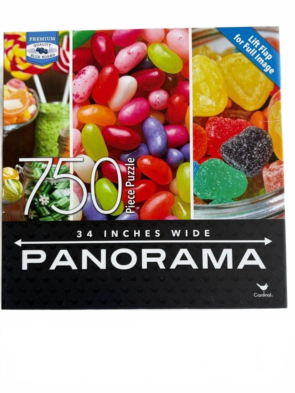 Cardinal Panorama 750-Piece Puzzle - Colorful Candy (Multicolor)